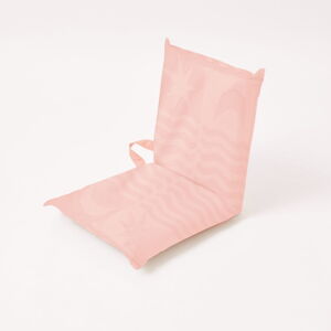 Różowy leżak plażowy Sunnylife Terry, 93x43 cm