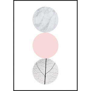 Plakat Imagioo Graphical Circles, 40x30 cm