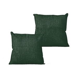 Poszewka na poduszkę Linen Couture Green Moss, 45x45 cm