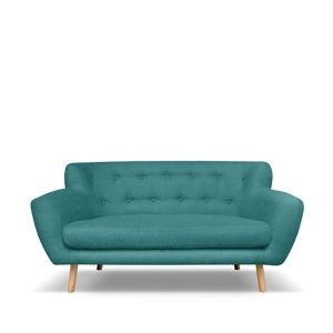 Ciemnozielona sofa 2-osobowa Cosmopolitan design London