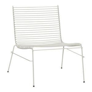 Biały metalowy fotel ogrodowy String – Hübsch