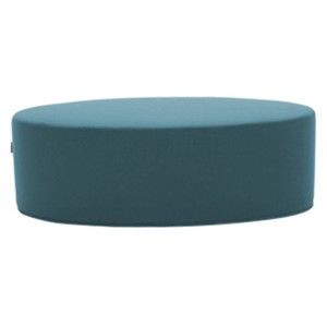 Turkusowy puf Softline Bon-Bon Vision Turquoise, dł. 120 cm