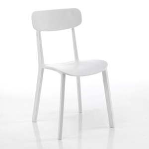 Zestaw 4 białych krzeseł Tomasucci Mara