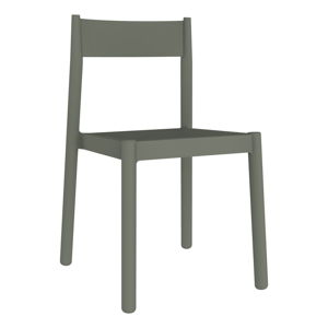 Zestaw 4 szarozielonych krzeseł ogrodowych Resol Danna