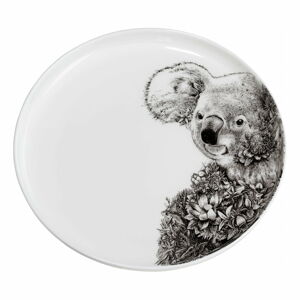 Biały porcelanowy talerz Maxwell & Williams Marini Ferlazzo Koala, ø 20 cm