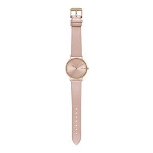 Zegarek damski ze skórzanym paskiem w kolorze różowego złota Rumbatime SoHo