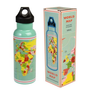 Butelka ze stali nierdzewnej Rex London World Map
