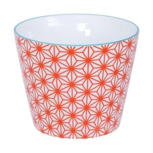 Czerwono-biały kubek Tokyo Design Studio Star/Wave, 180 ml
