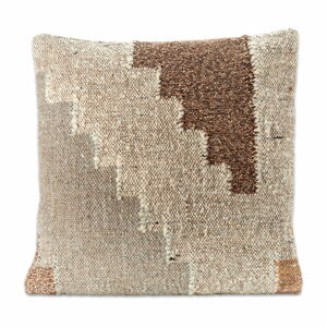 Poszewka na poduszkę z bawełny i wełny Nkuku Harti Block, 50x50 cm