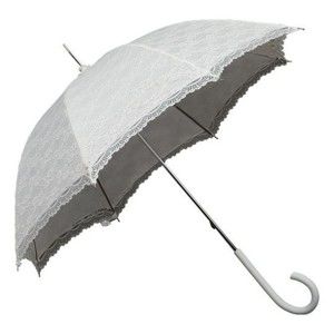 Biały parasol Falconetti Victorian Lace