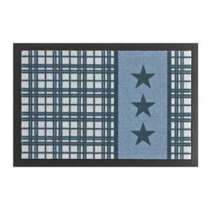 Wycieraczka Hanse Home Star Plaid Printy Blue, 40x60 cm
