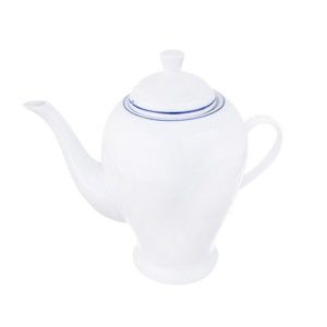 Biały dzbanek do herbaty/kawy z pokrywką Orion Blue Line, 1,2 l