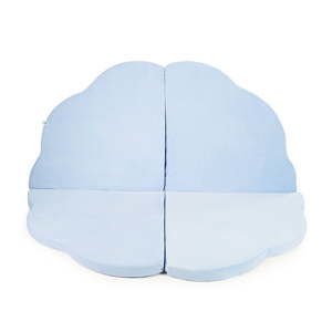 Jasnoniebieski materac do zabawy dla dzieci MeowBaby Cloud, 160x160 cm