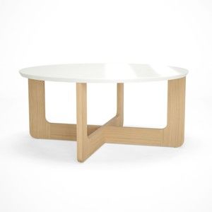 Biały stolik drewniany Artemob Charlie