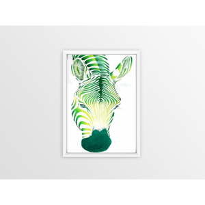 Plakat Piacenza Art Green Zebra