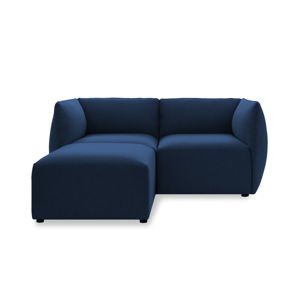 Sofa dwuosobowa VIVONITA Cube Dark Blue z podnogiem