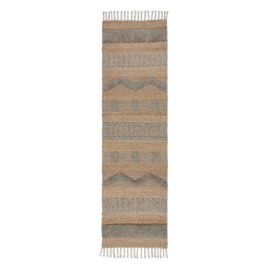 Jasnoszary/naturalny chodnik 60x230 cm Medina – Flair Rugs
