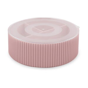 Różowy plastikowy organizer łazienkowy na kosmetyki – Mioli Decor