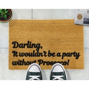 Wycieraczka Artsy Doormats Darling Prosecco, 40x60 cm