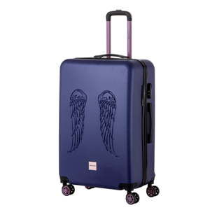 Niebieska walizka Berenice Wingy, 107 l