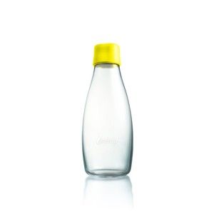 Żółta butelka ReTap ze szkła z dożywotnią gwarancją, 500 ml