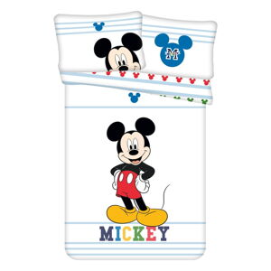 Bawełniana pościel dziecięca do łóżeczka 100x135 cm Mickey – Jerry Fabrics