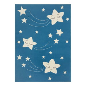 Dziecięcy niebieski dywan Hanse Home Adventures Stardust, 160x220 cm