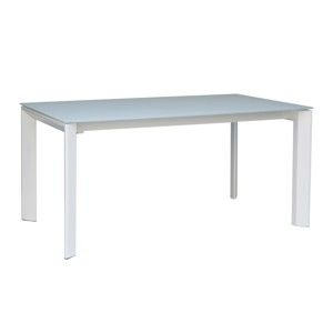 Biały stół rozkładany sømcasa Tamara, 160 x 90 cm