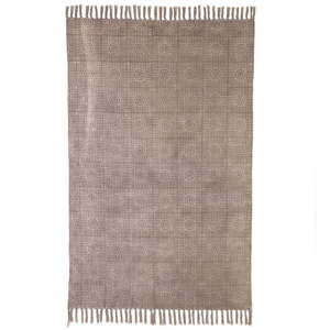 Beżowy dywan bawełniany Oreste Luchettas Yantra, 195x115 cm