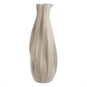 Beżowy ceramiczny wazon InArt Dune, wys. 41 cm