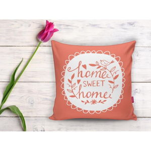 Pomarańczowa poszewka na poduszkę Minimalist Cushion Covers Home Sweet Home, 45x45 cm