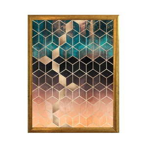 Plakat w ramce Piacenza Art Hexagon, 30x20 cm