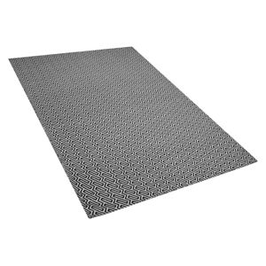 Czarno-biały dywan na zewnątrz Monobeli Turga, 160x230 cm