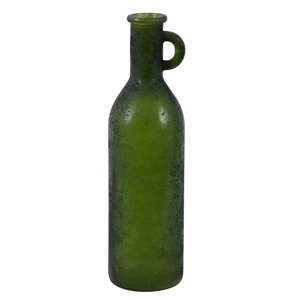Zielony szklany wazon Ego Dekor Botellon Grey, 4,35 l