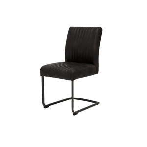 Czarne krzesło Canett Pitou Tray