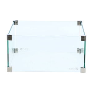 Szklany zestaw do paleniska COSI Cosi, 45x45 cm