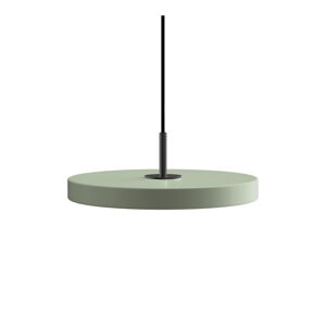 Jasnozielona lampa wisząca LED z metalowym kloszem ø 31 cm Asteria Mini – UMAGE