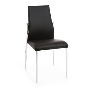 Czarne krzesła zestaw 2 szt. Margo – Tomasucci