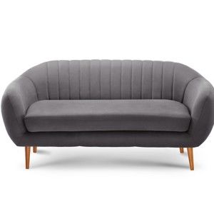 Szara sofa 3-osobowa Scandi by Stella Cadente Maison Comete