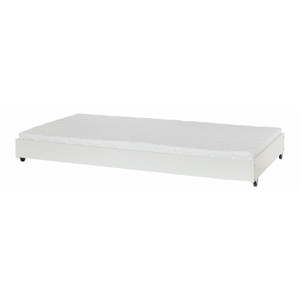 Białe wysuwane łóżko na kółkach Manis-h, 200x95 cm