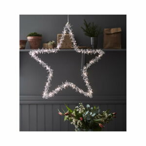 Świąteczna wisząca dekoracja świetlna Markslöjd Tangle Star, wys. 60 cm