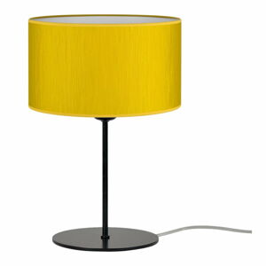 Żółta lampa stołowa Bulb Attack Doce S, ⌀ 25 cm