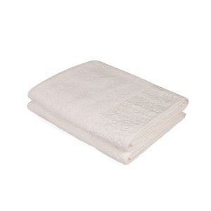 Komplet 2 beżowych bawełnianych ręczników Ressmo, 90x150 cm