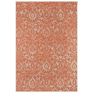 Pomarańczowo-beżowy dywan odpowiedni na zewnątrz NORTHRUGS Hatta, 70x140 cm