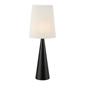 Czarno-biała lampa stołowa (wysokość 64 cm) Conus – Markslöjd
