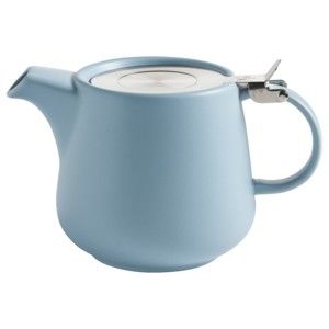 Niebieski porcelanowy dzbanek do herbaty z sitkiem Maxwell & Williams Tint, 600 ml