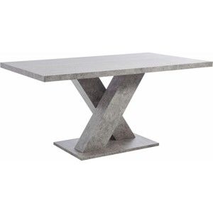 Stół z dekorem betonowym Støraa Anton, 90x160 cm