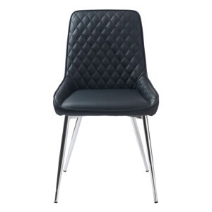 Czarne krzesło Milton – Unique Furniture