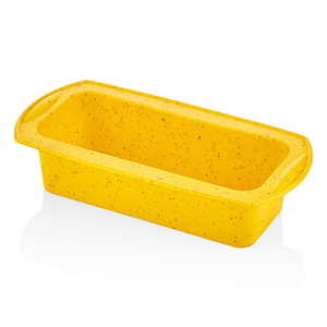 Żółta silikonowa forma na ciasto The Mia Baton, dł. 28 cm