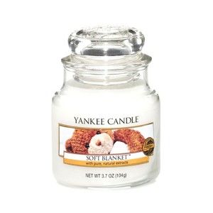 Świeca zapachowa Yankee Candle Delikatne Otulenie, czas palenia 25–40 godzin